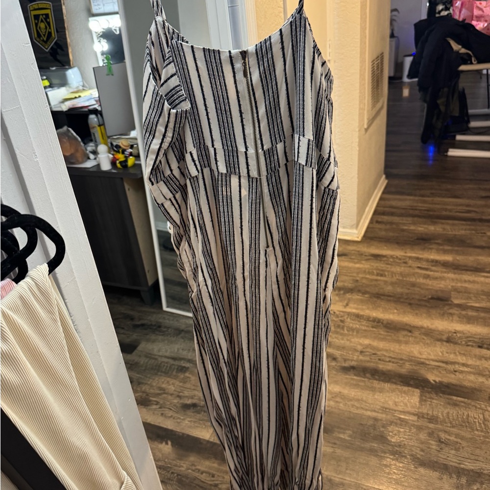 Striped jumpsuit